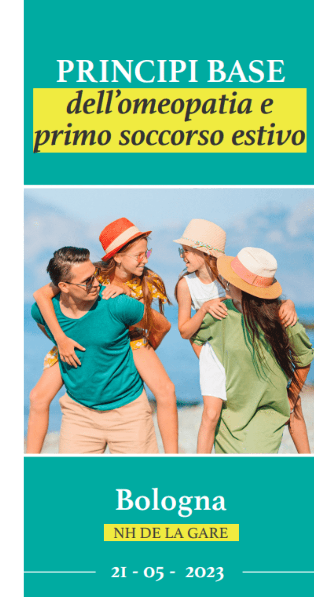 PRINCIPI BASE DELL’OMEOPATIA E PRIMO SOCCORSO ESTIVO