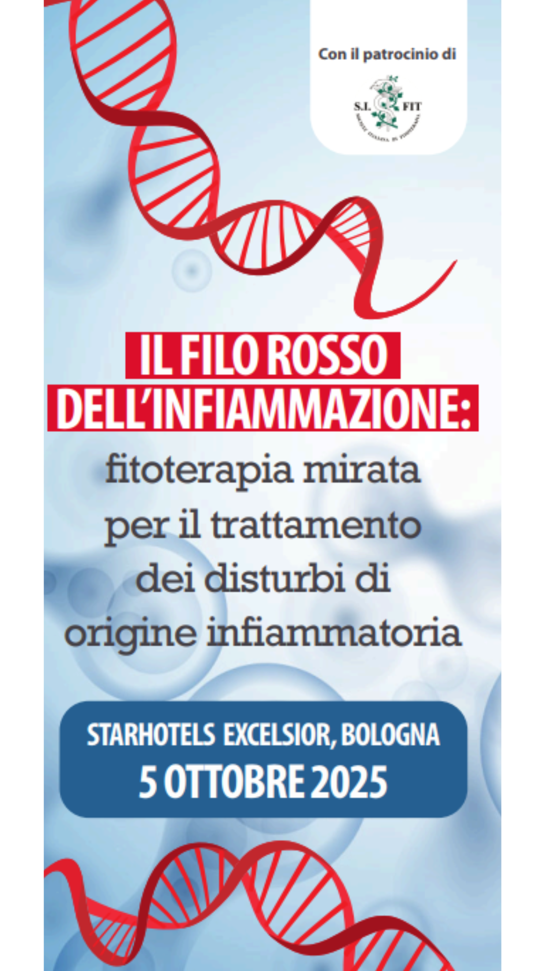 IL FILO ROSSO DELL’INFIAMMAZIONE: fitoterapia mirata per il trattamento dei disturbi di origine infiammatoria - Bologna