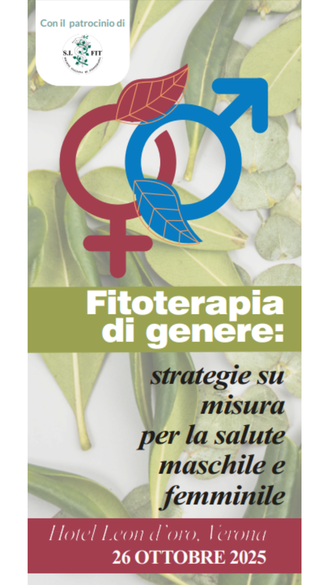 FITOTERAPIA DI GENERE : strategie su misura per la salute maschile e femminile - Verona